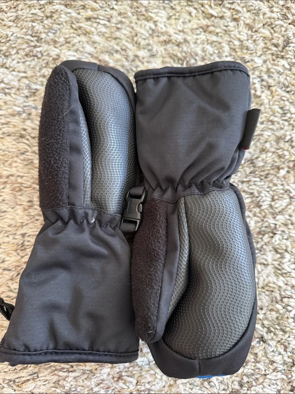 Head Blue and Black kids Ski Mittens extra small.  *like new condition.